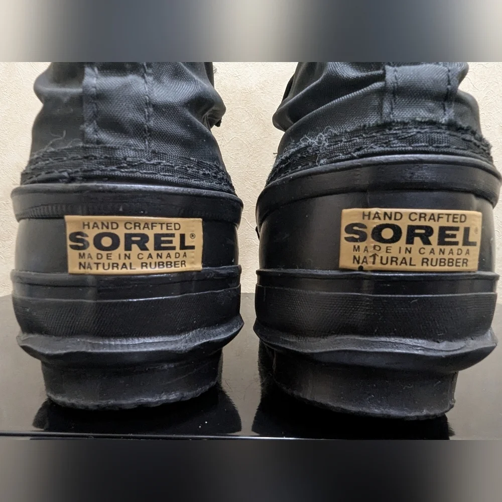 Sorel Kaufman Chunky Snow Lion Boots Size 6 Women's Vintage As New - Picture 6 of 14